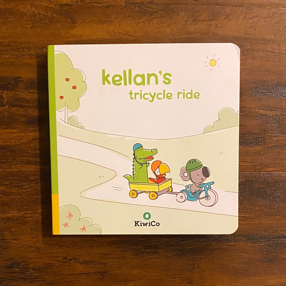 5/$10 Kids Book | Wico Kellan's Tricycle Ride Board Book